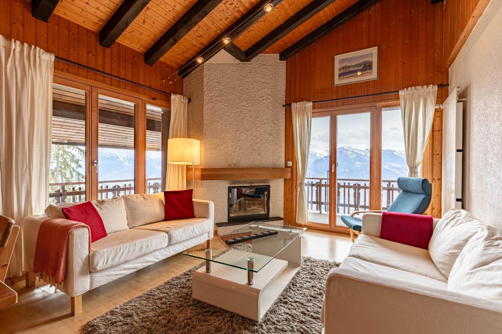 Melezes R-S Mountain & Ski Lift Apartements Veysonnaz Bagian luar foto